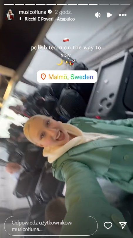 Luna w Szwecji, nagranie z prób, zdjęcia, jak wyglądała
