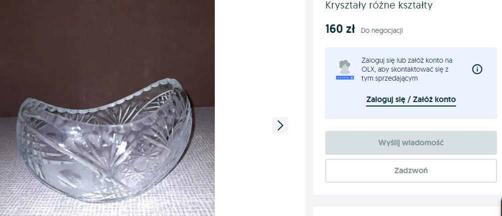 Mało kto wie, ile są warte popularne kryształy. Fot. OLX (3).jpg