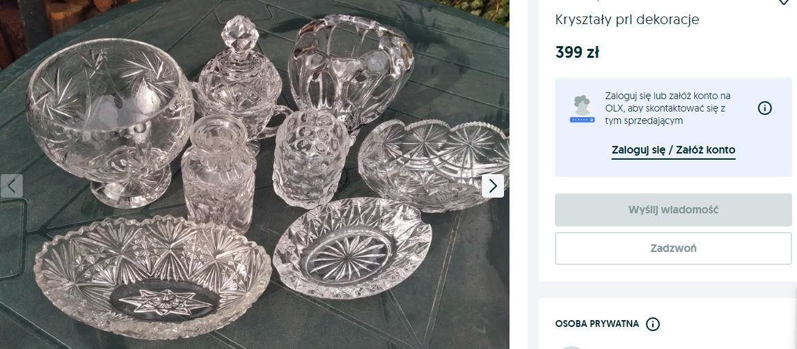 Mało kto wie, ile są warte popularne kryształy. Fot. OLX.jpg