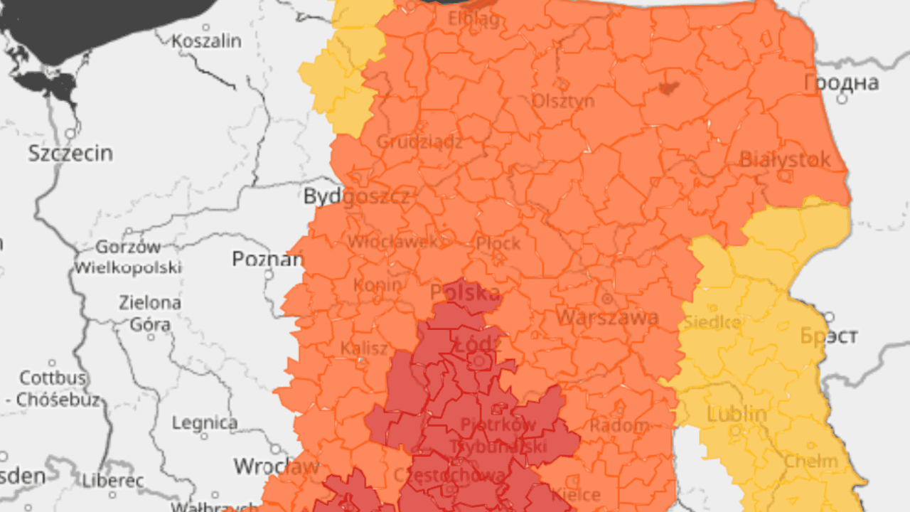 Ostrzeżenia najwyższego stopnia. IMGW bije na alarm, w tych regionach będzie najgorzej