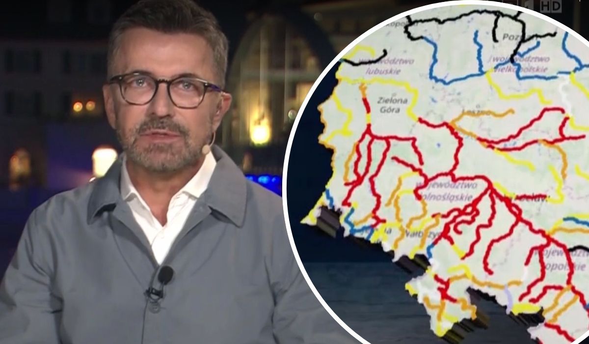 Była 19:31. Widzowie TVP zobaczyli mapę Polski i pobledli