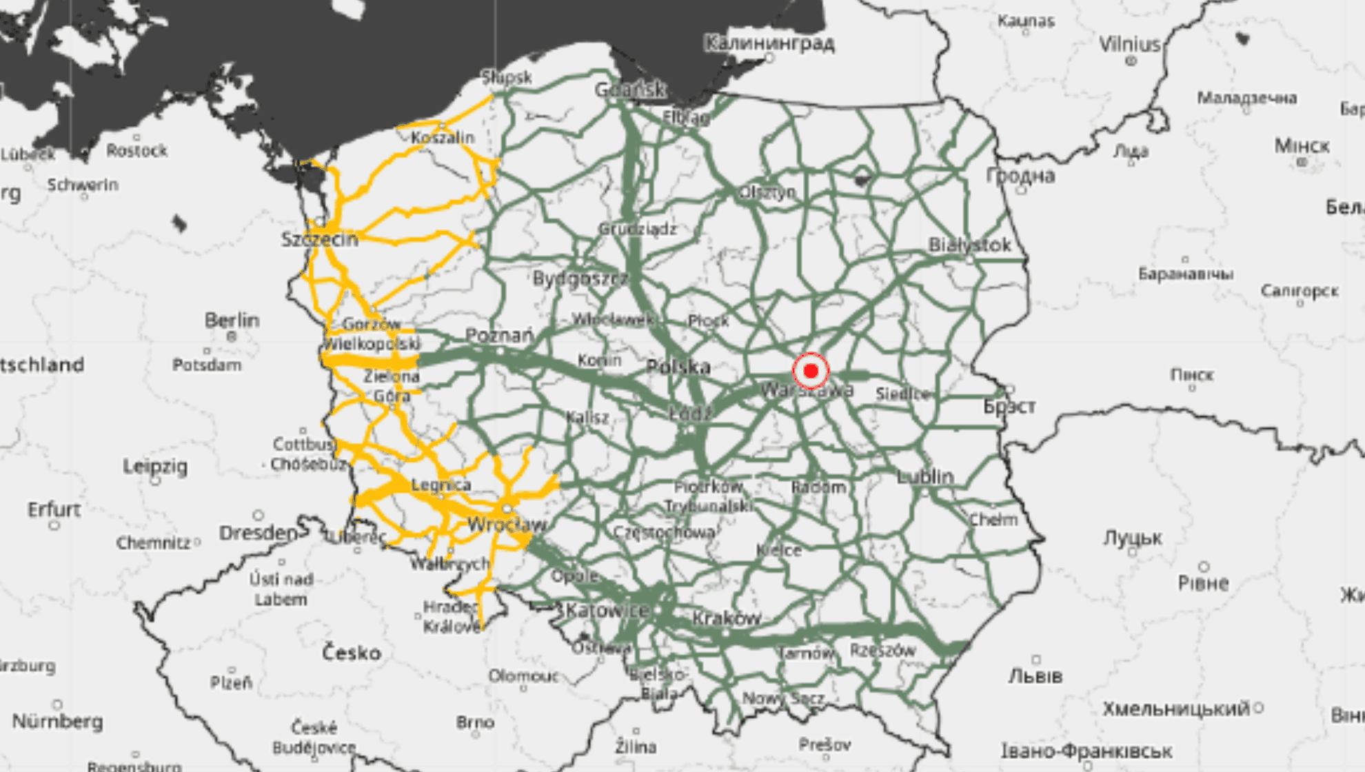 Mapa zagrożeń drogowych 3.05.2024