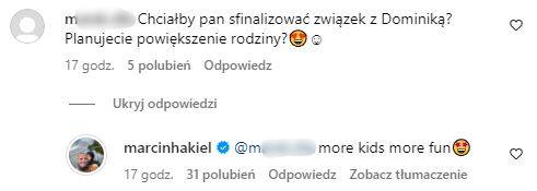 Marcin Hakiel o planach na przyszłość, fot. Instagram marcinhakiel (1).jpg