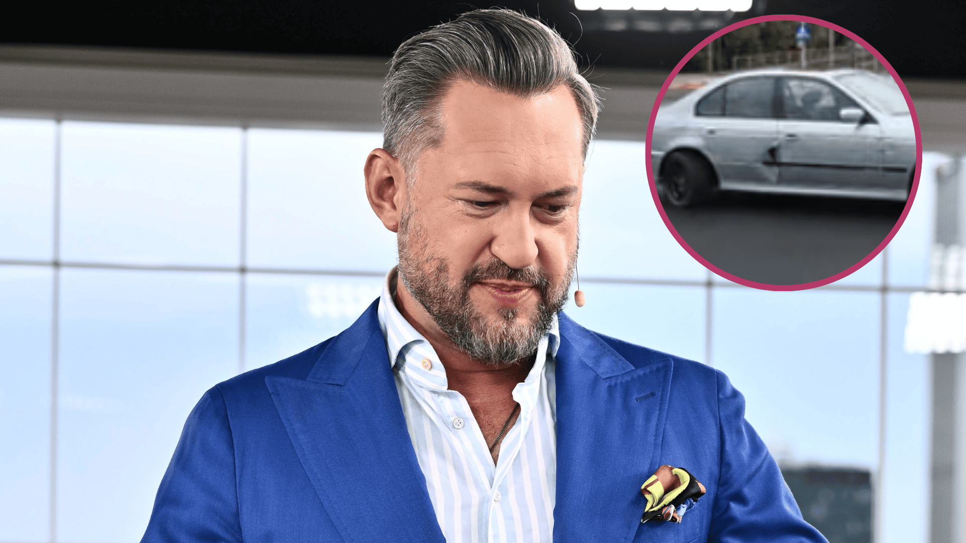 Prokop rozbił auto w centrum Warszawy. Jest nagranie z miejsca wypadku