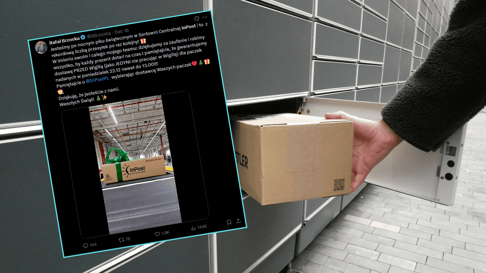Czekasz na paczkę przed świętami? InPost zwraca się z ważnym komunikatem