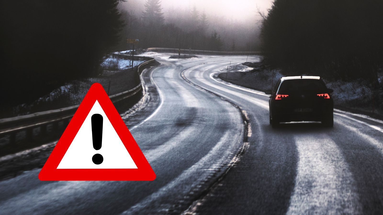 Ostrzeżenie, jezdnia