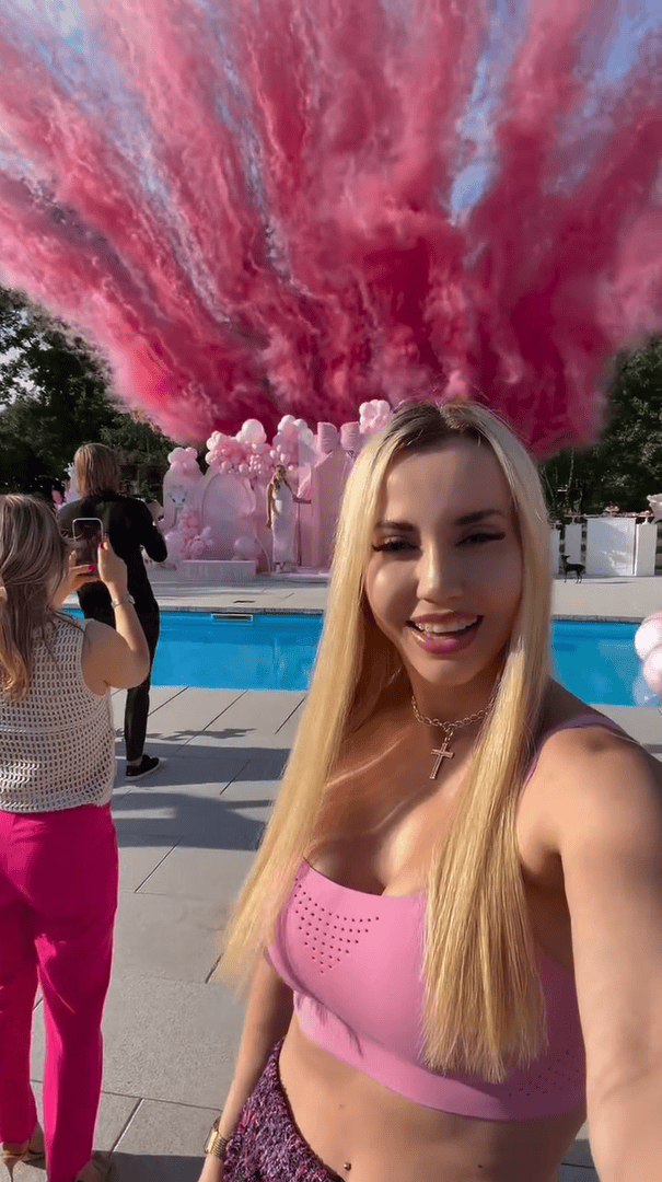 Baby shower polskiej celebrytki. Dekoracje to istne szaleństwo. A wśród gości...