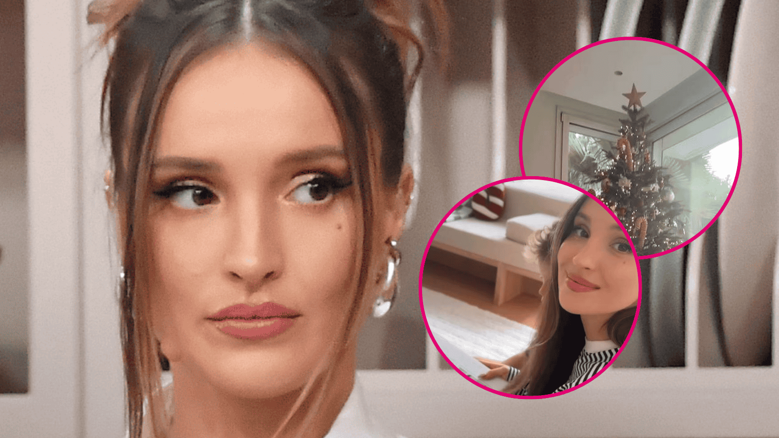 Marina Szczęsna chciała pochwalić się choinką. Jeden szczegół w tle rzuca się w oczy