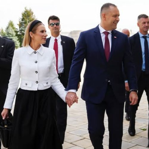 Pani Marta Nawrocka i Pan Karol Nawrocki