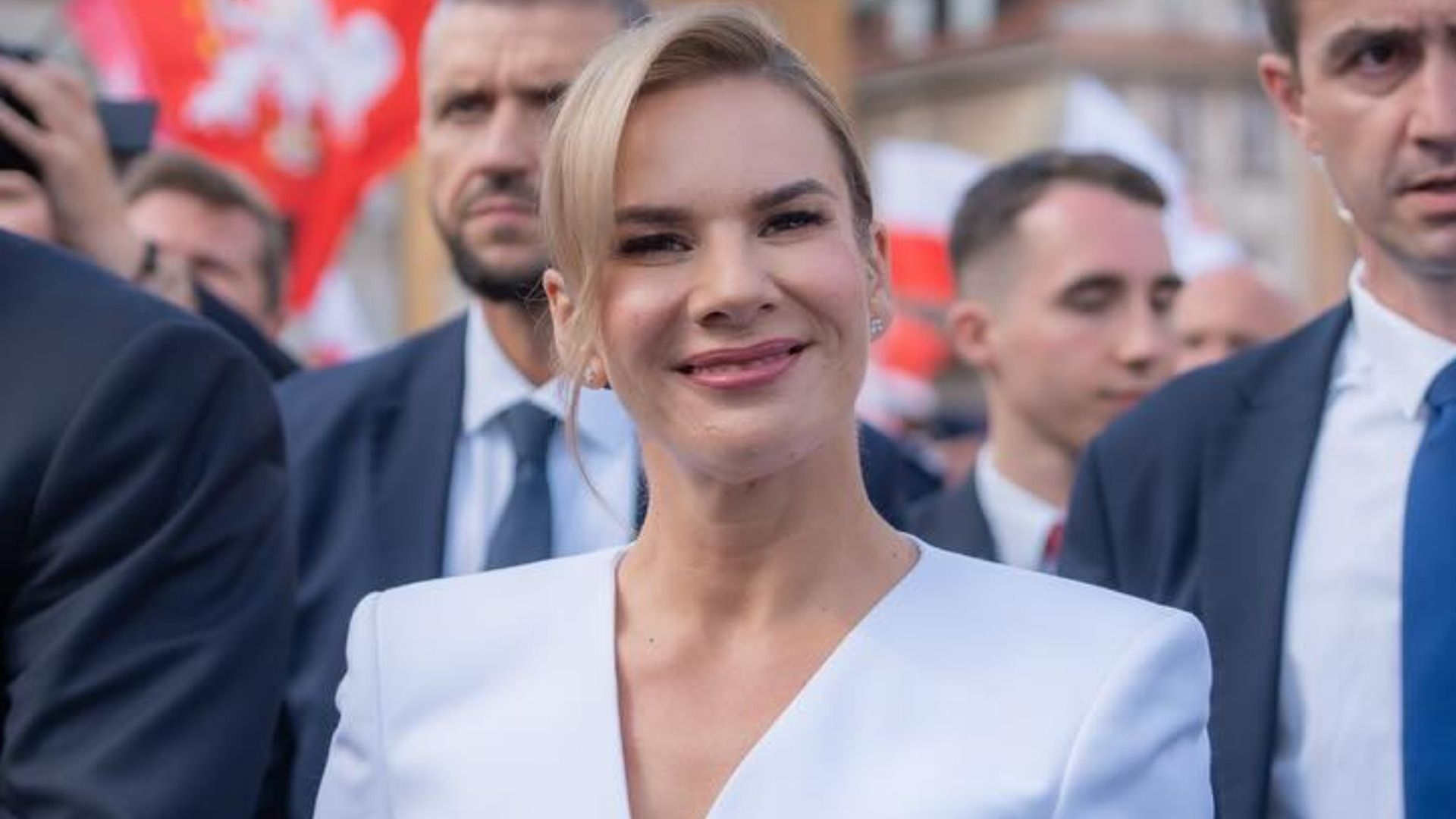 "Nasza bogini". Marta Nawrocka pojechała tam prosto z USA. Dzieci i rodzice w szoku