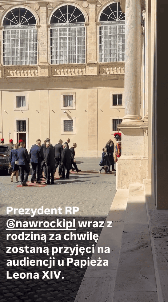 Tak Nawrocka przyszła ubrana na audiencję z papieżem Leonem XIV. Nie poznaliśmy żony prezydenta