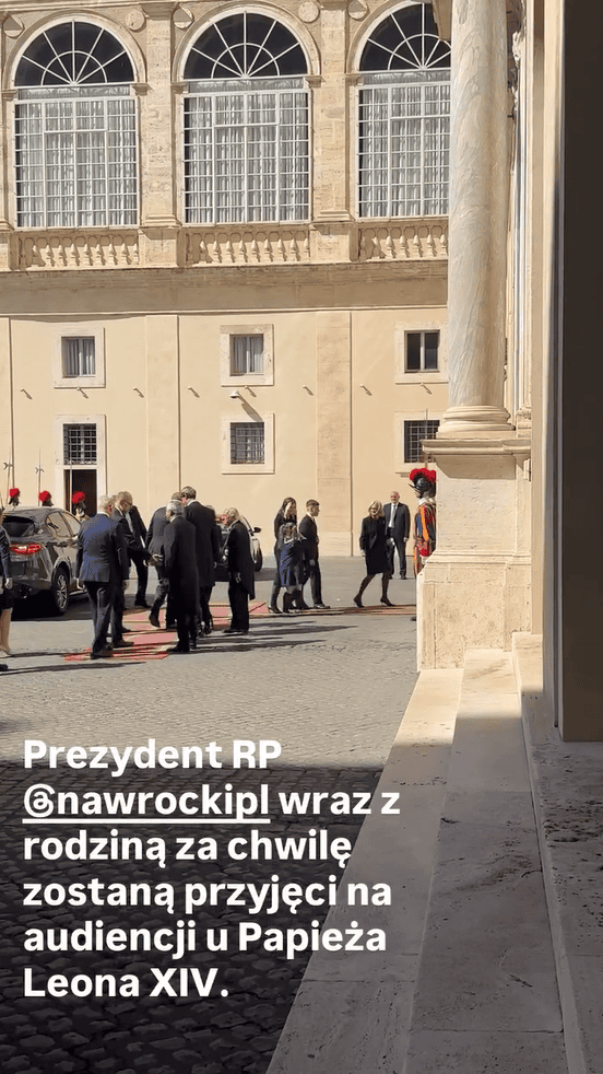 Tak Nawrocka przyszła ubrana na audiencję z papieżem Leonem XIV. Nie poznaliśmy żony prezydenta