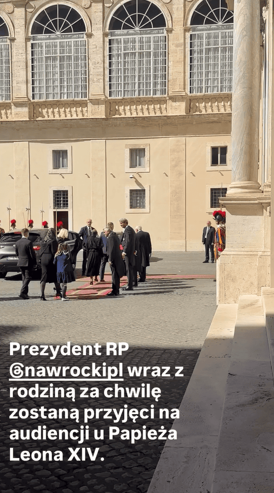 Tak Nawrocka przyszła ubrana na audiencję z papieżem Leonem XIV. Nie poznaliśmy żony prezydenta