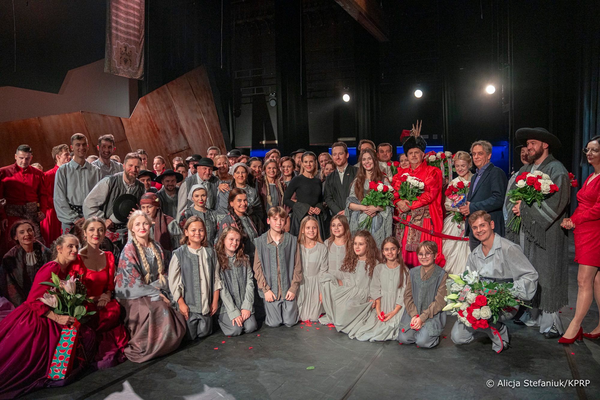 Marta Nawrocka na przedstawieniu