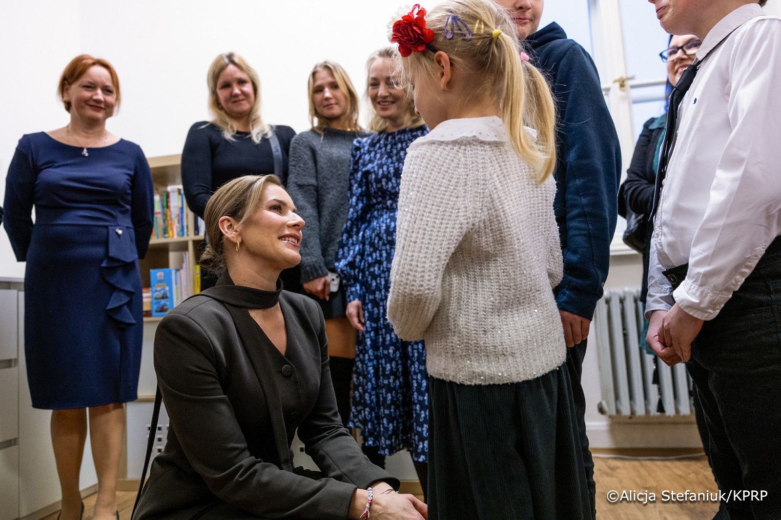 Marta Nawrocka w nowej odsłonie. Tak zaprezentowała się podczas oficjalnej wizyty