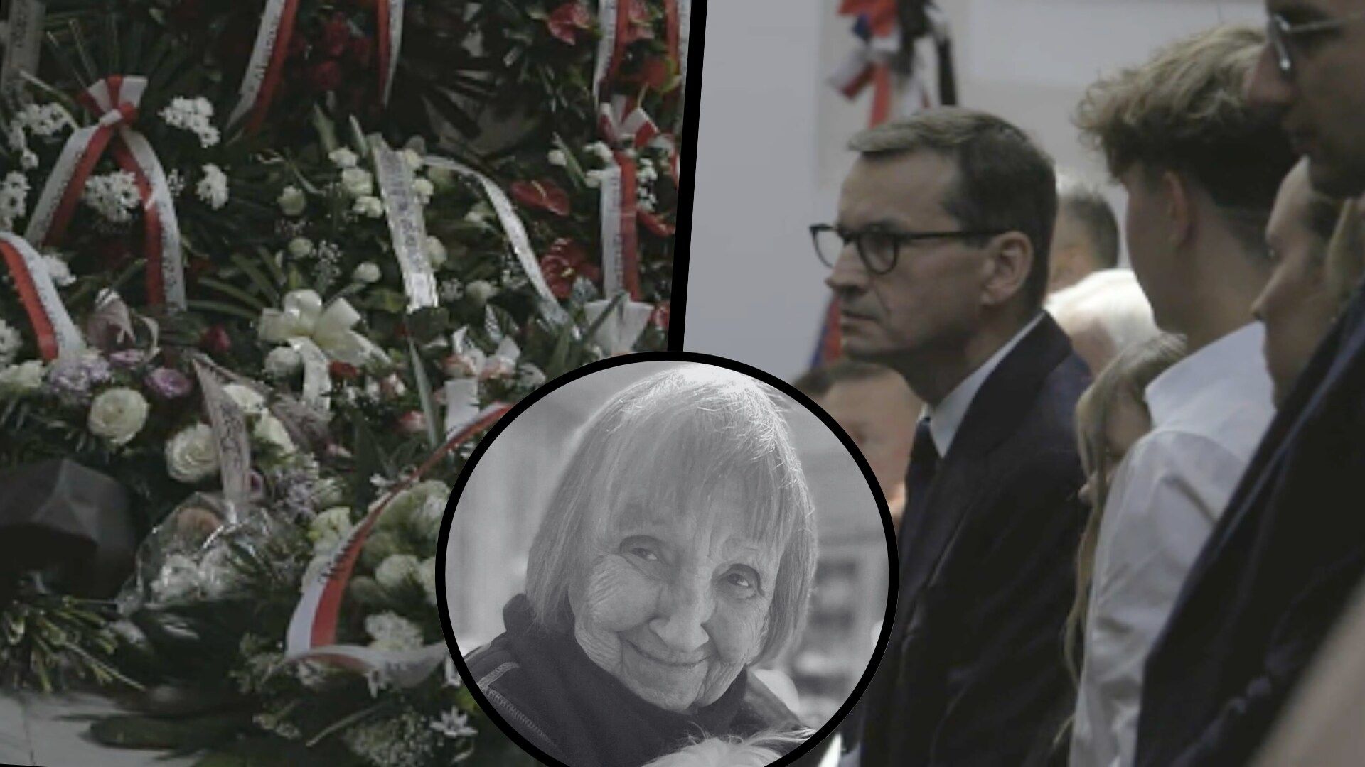 Tłum ludzi, łzy i honory. Tak żegnają matkę Mateusza Morawieckiego