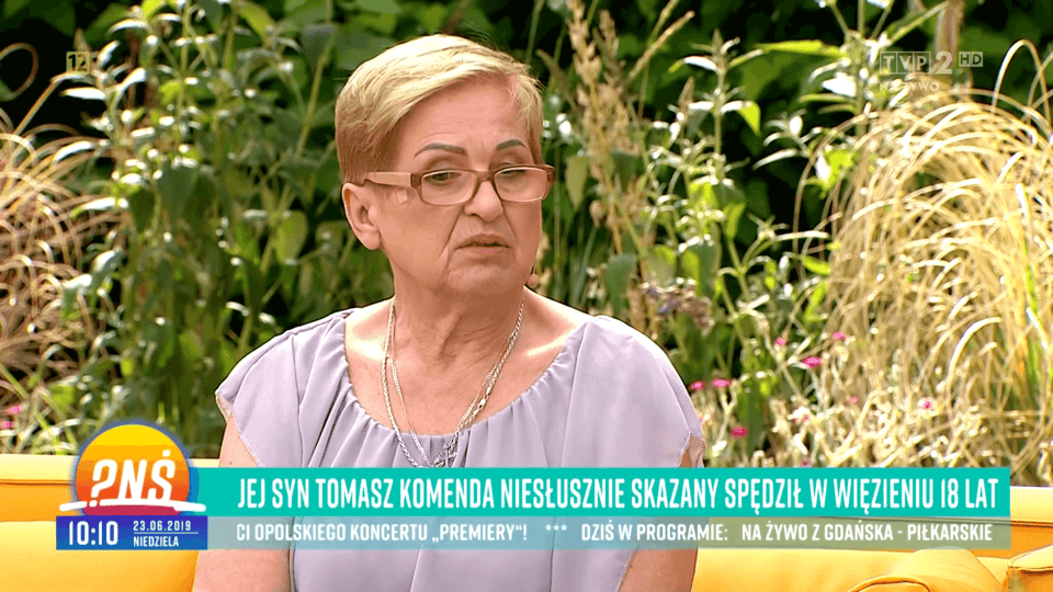 Matka Tomasza Komendy dwukrotnie targnęła się na życie, fot. kadr z programu „Pytanie na śniadanie” prod. TVP 3.png