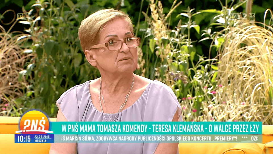 Matka Tomasza Komendy dwukrotnie targnęła się na życie, fot. kadr z programu „Pytanie na śniadanie” prod. TVP 4.png