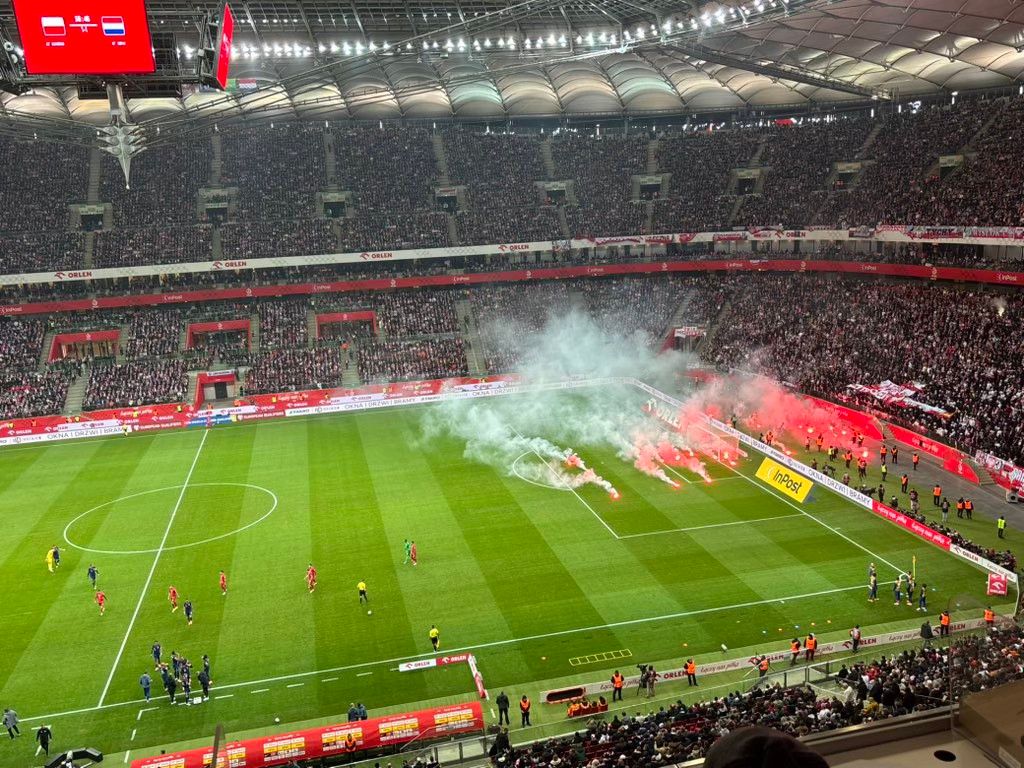 Kibice nagle wykrzyczeli to do Nawrockiego. Skandal na meczu Polska - Holandia