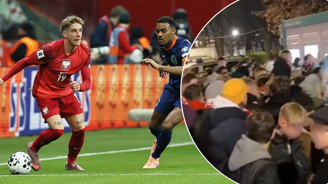 Dantejskie sceny przed meczem Polska-Holandia. TVP tego nie pokazała