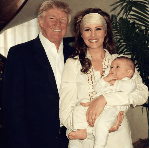 Zdjęcie Melanii Trump chwilę po narodzinach syna. Taki kadr po 18 latach wyciekł do sieci