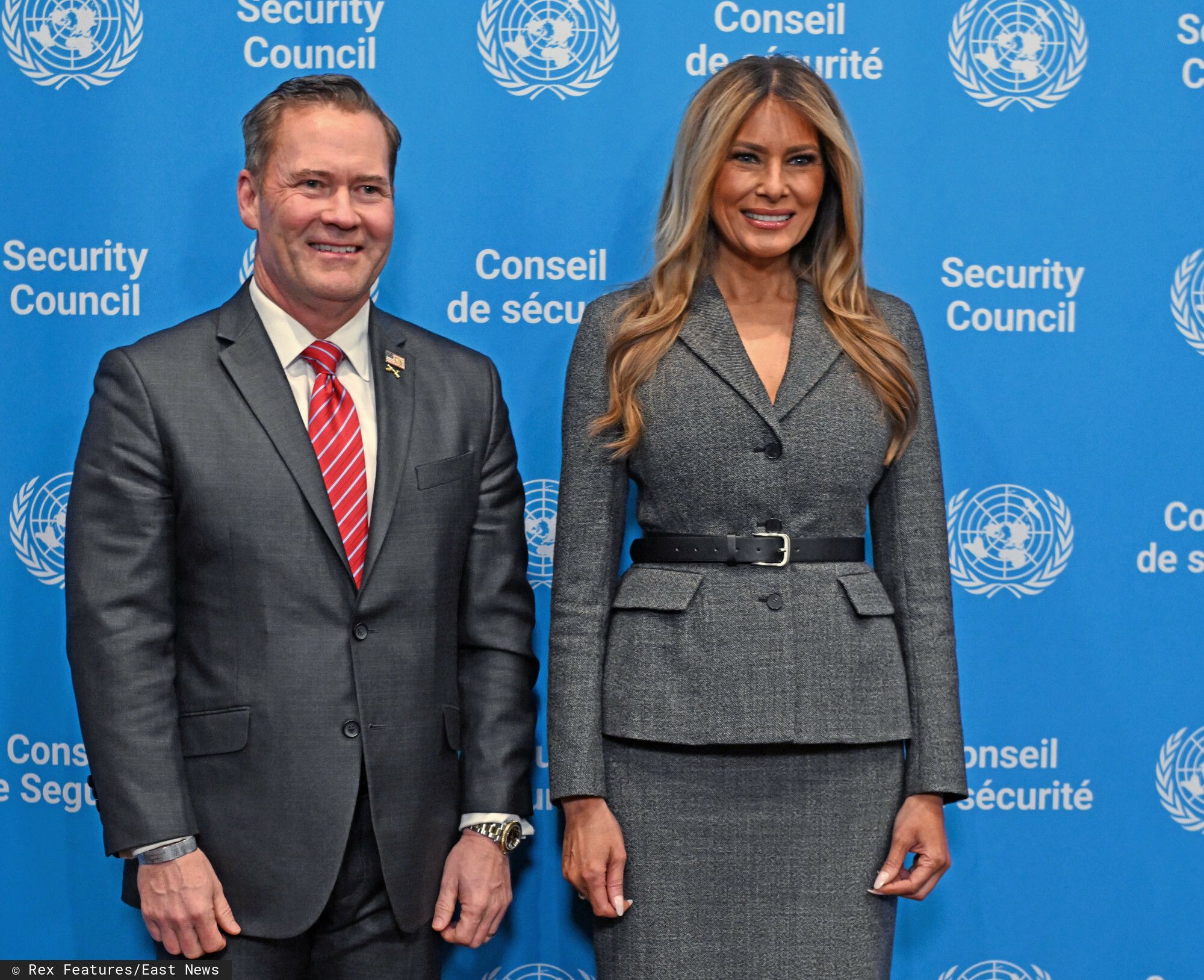 Zjawiskowa Melania Trump na Radzie Bezpieczeństwa ONZ? Uwadze stylistki nie umknął jeden mankament