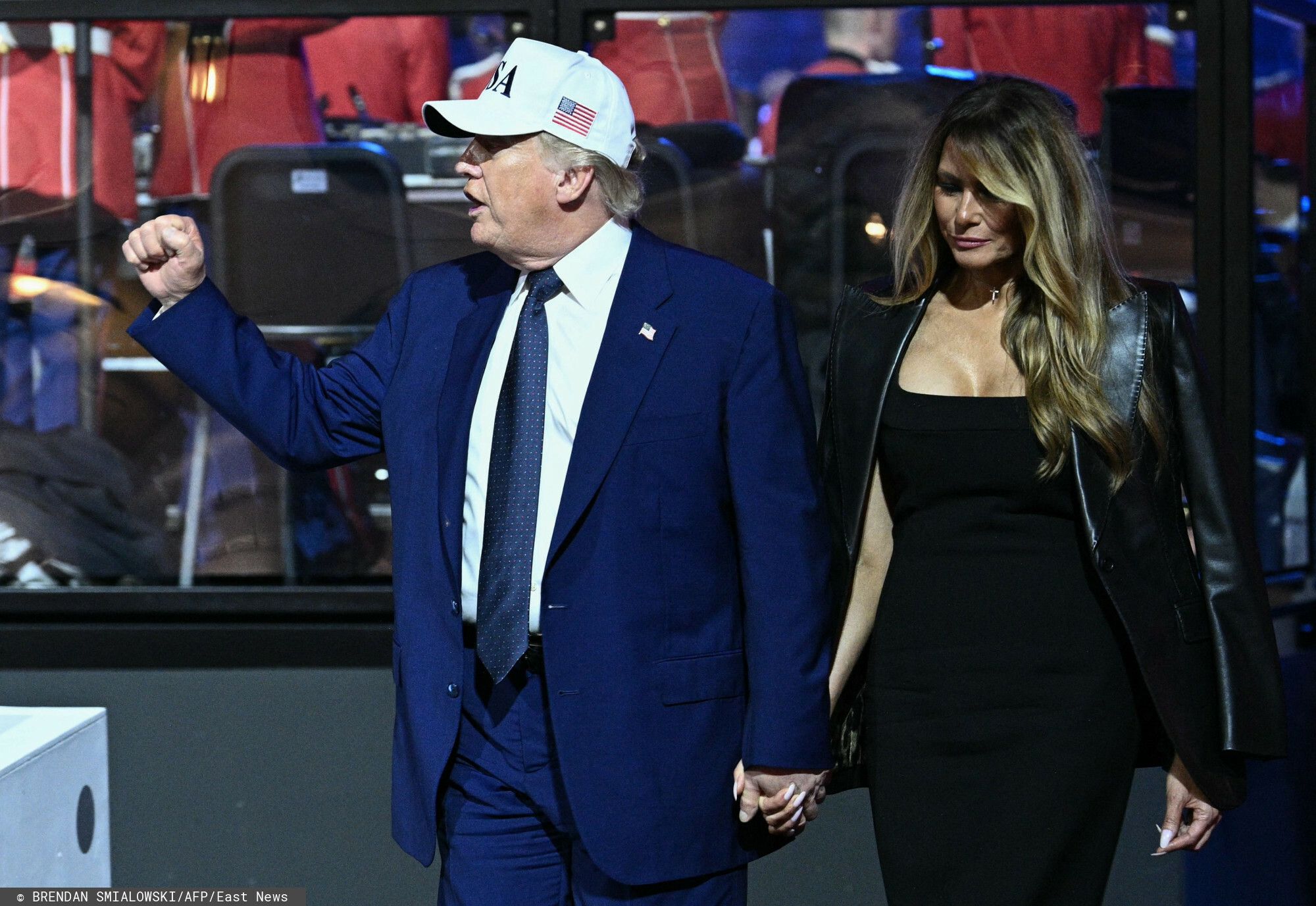 Melania Trump kradnie show na urodzinach męża. Wszyscy patrzyli tylko na jej odważną stylizację