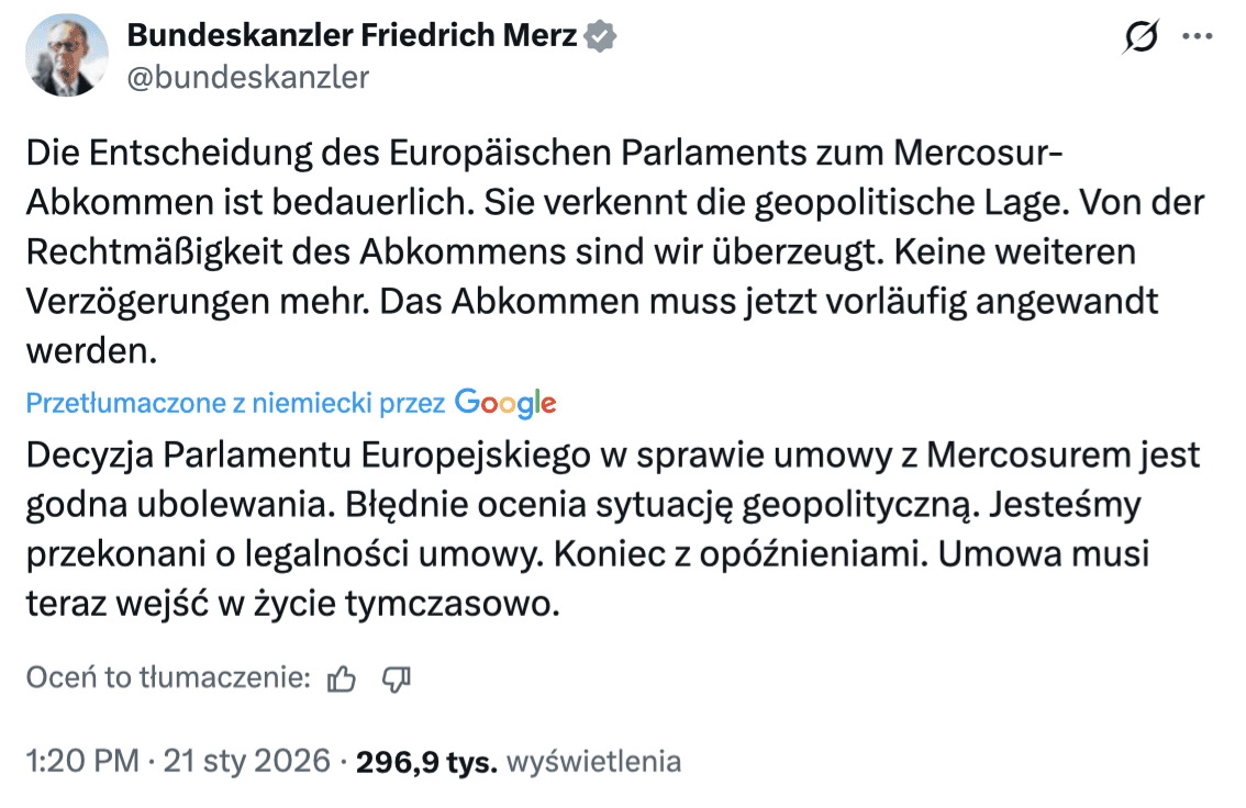 "Uderz w stół, a Niemcy się odezwą!". Wpis Kaczyńskiego wywołał ogromną burzę