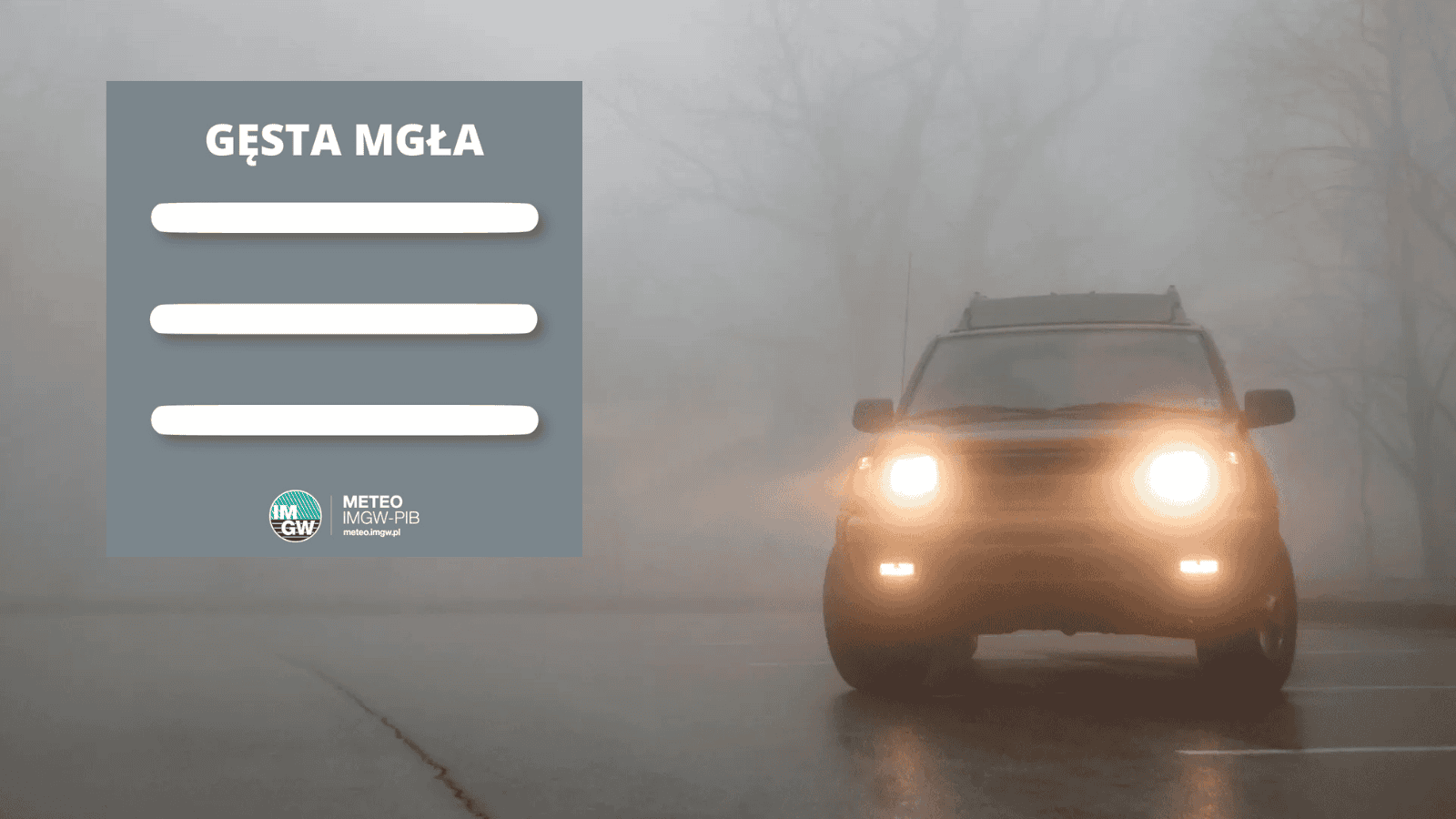 IMGW wydało ostrzeżenia I. stopnia. Jest apel do mieszkańców Pomorza