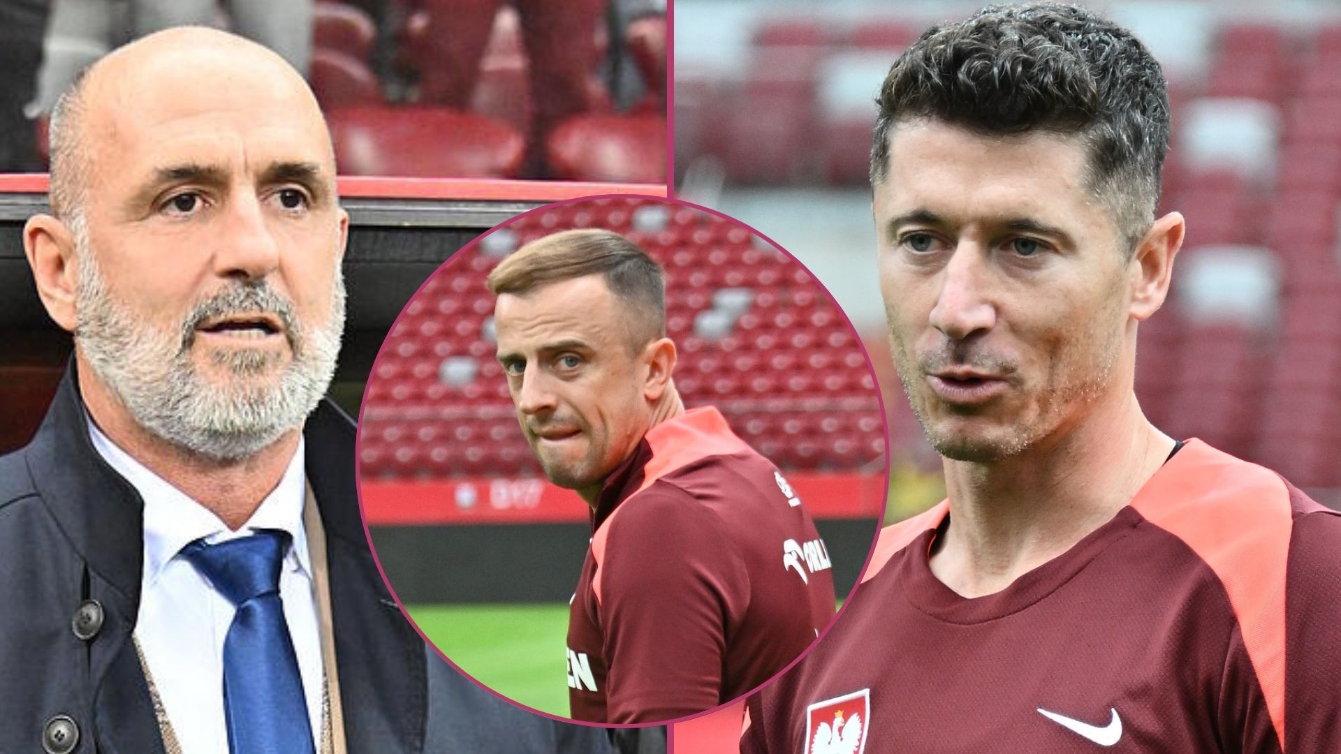 Michał Probierz, Robert Lewandowski, Kamil Grosicki