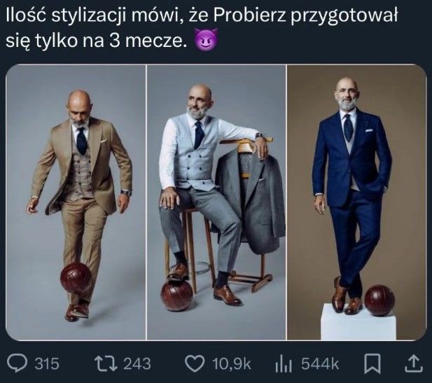 Michał Probierz, mecz z Francją, stylizacja, kłótnia z fanami