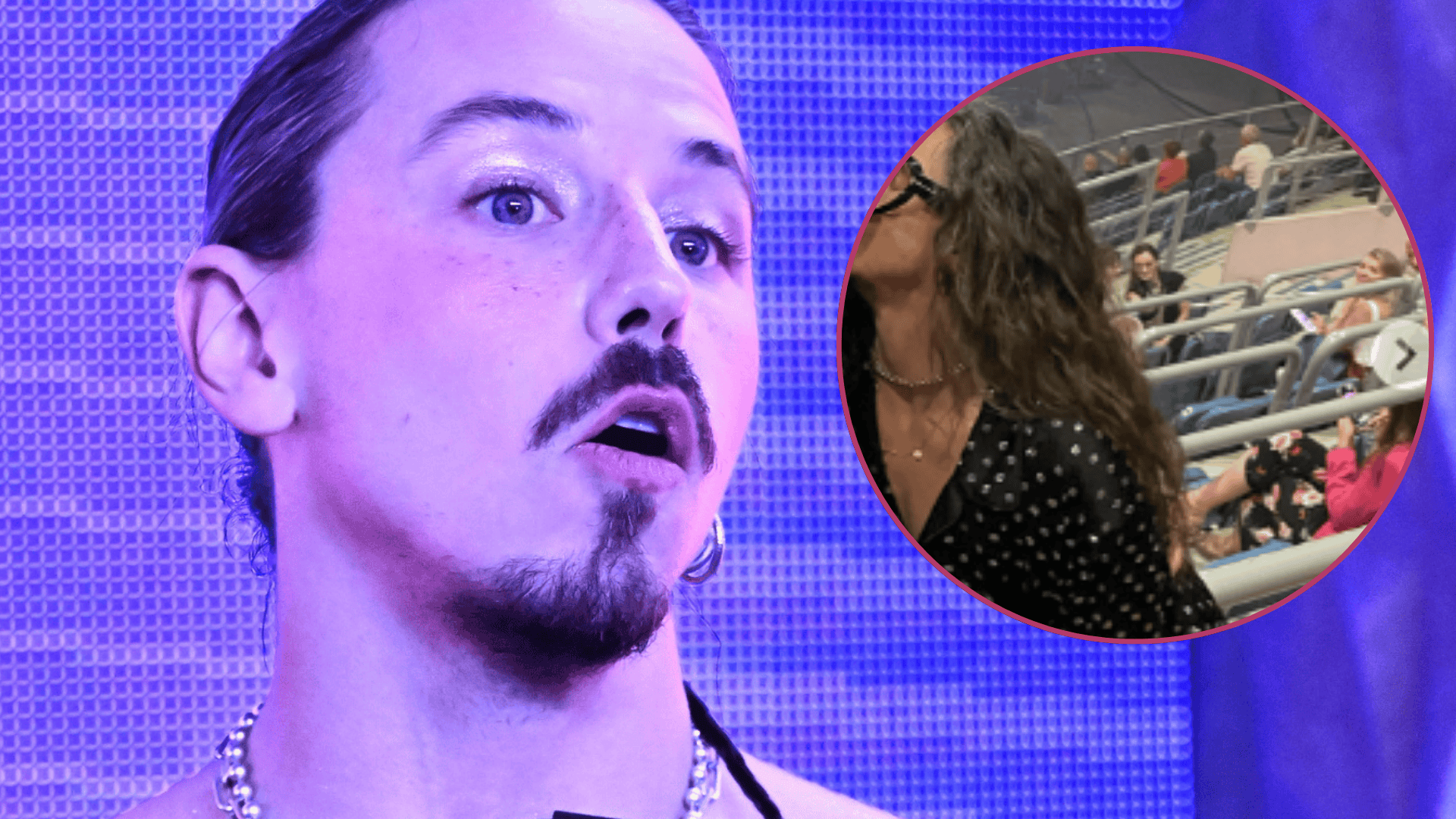 Michał Szpak w objęciach mężczyzny. Przyłapany na trybunach jak para z USA