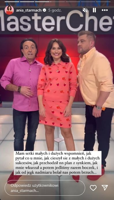 Michel Moran, Ania Starmach i Tomasz Jakubiak