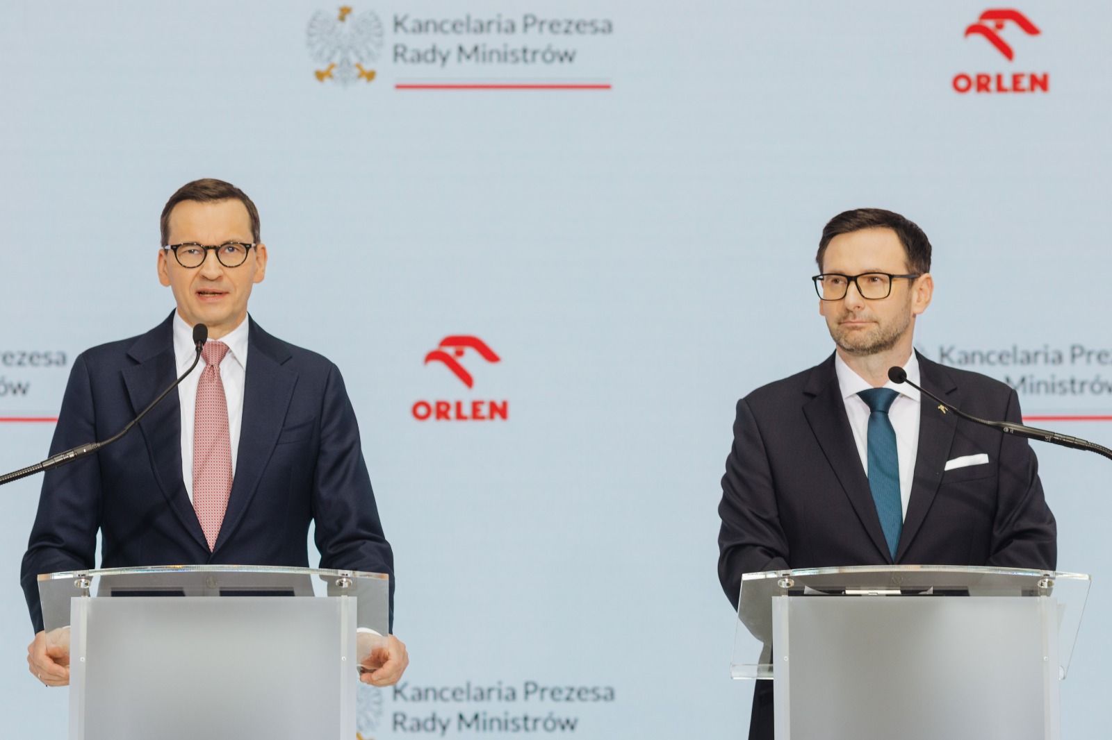 Premier Morawiecki I Daniel Obajtek