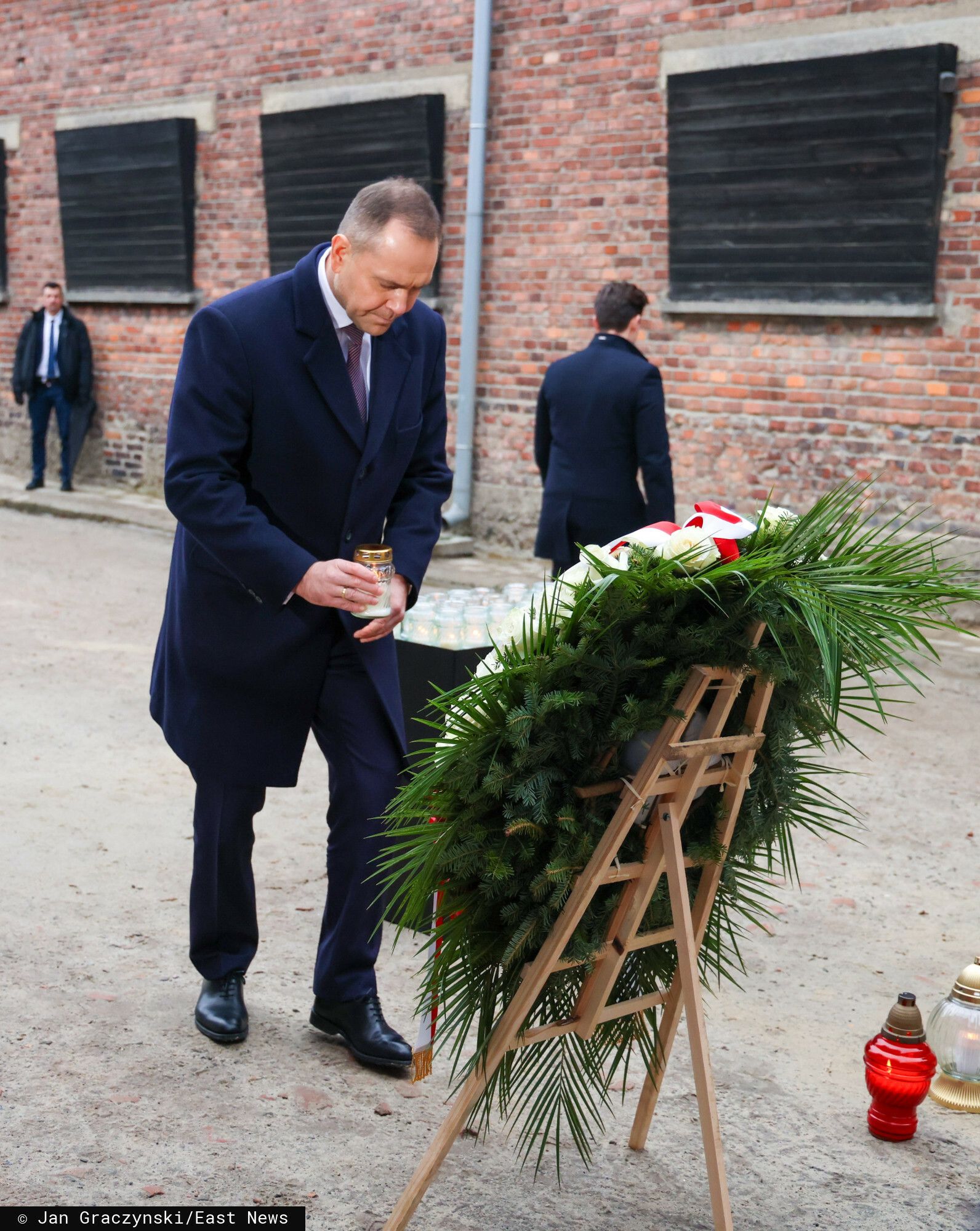 Karol Nawrocki pojawił się w Auschwitz. Tak powiedział o Niemcach