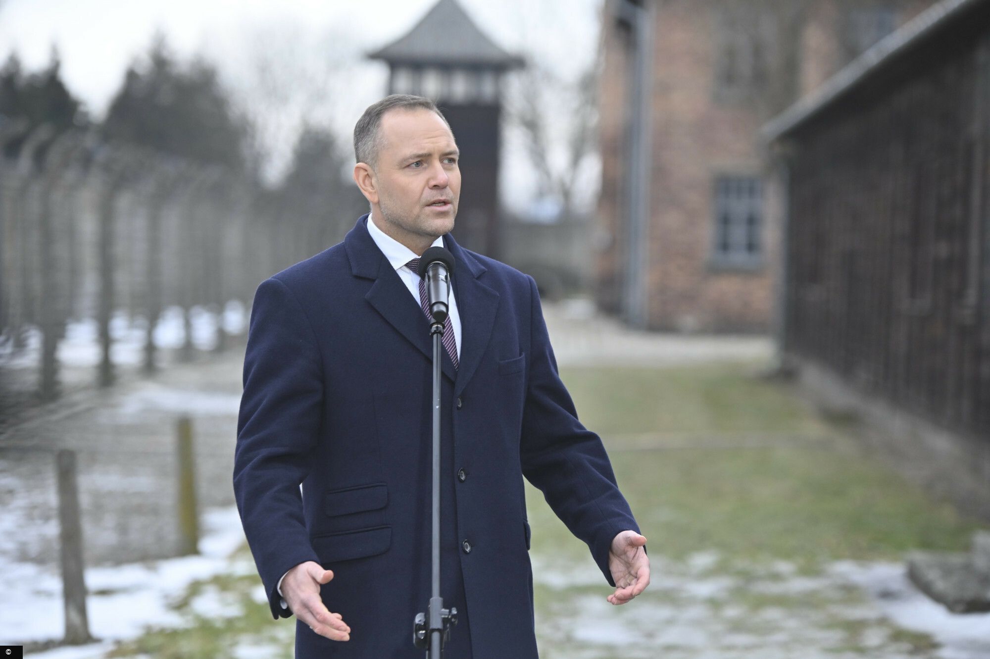 Karol Nawrocki pojawił się w Auschwitz. Tak powiedział o Niemcach