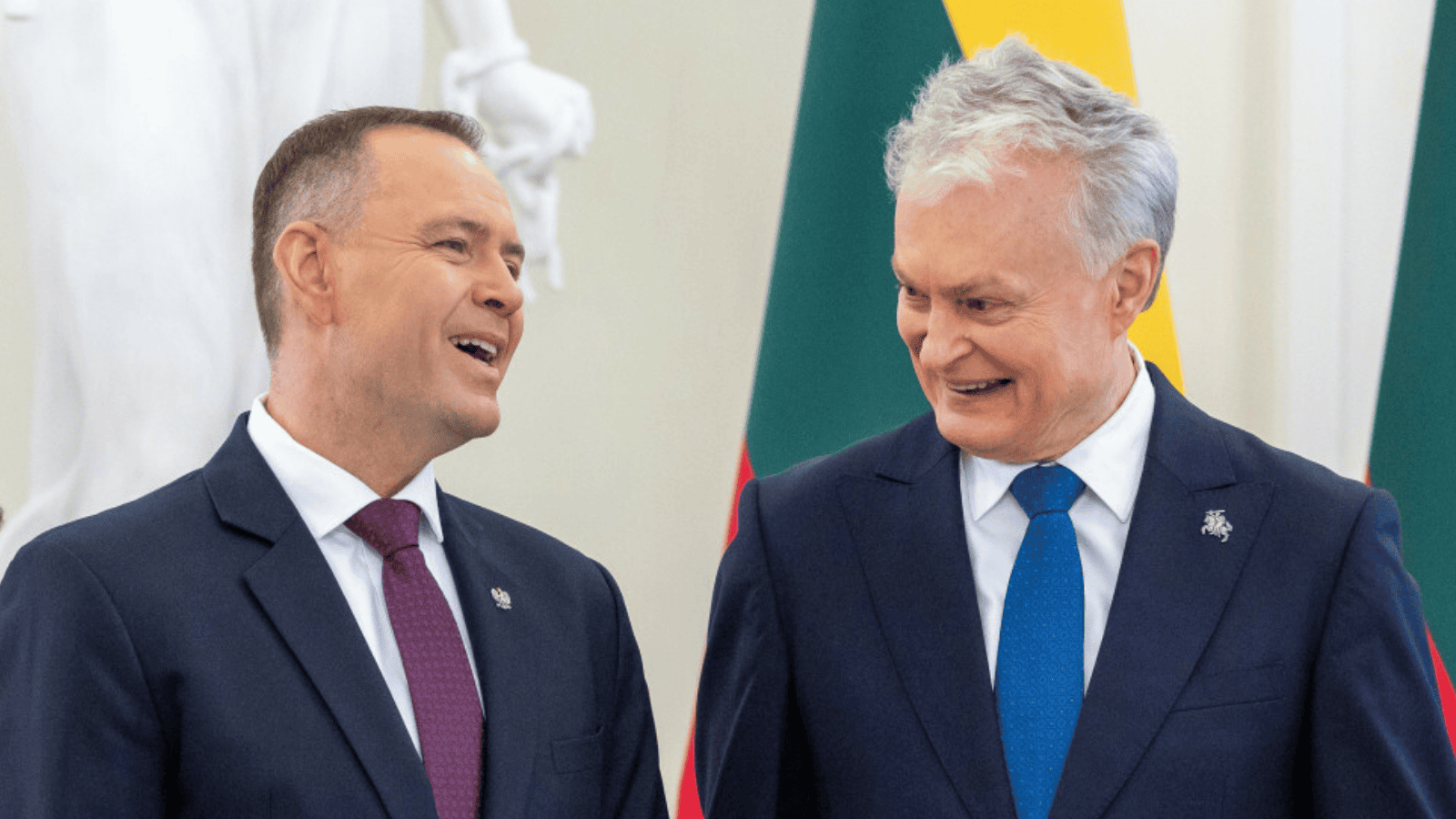 Prezydent Litwy nagle zwrócił się do Nawrockiego. Takich słów nikt się nie spodziewał