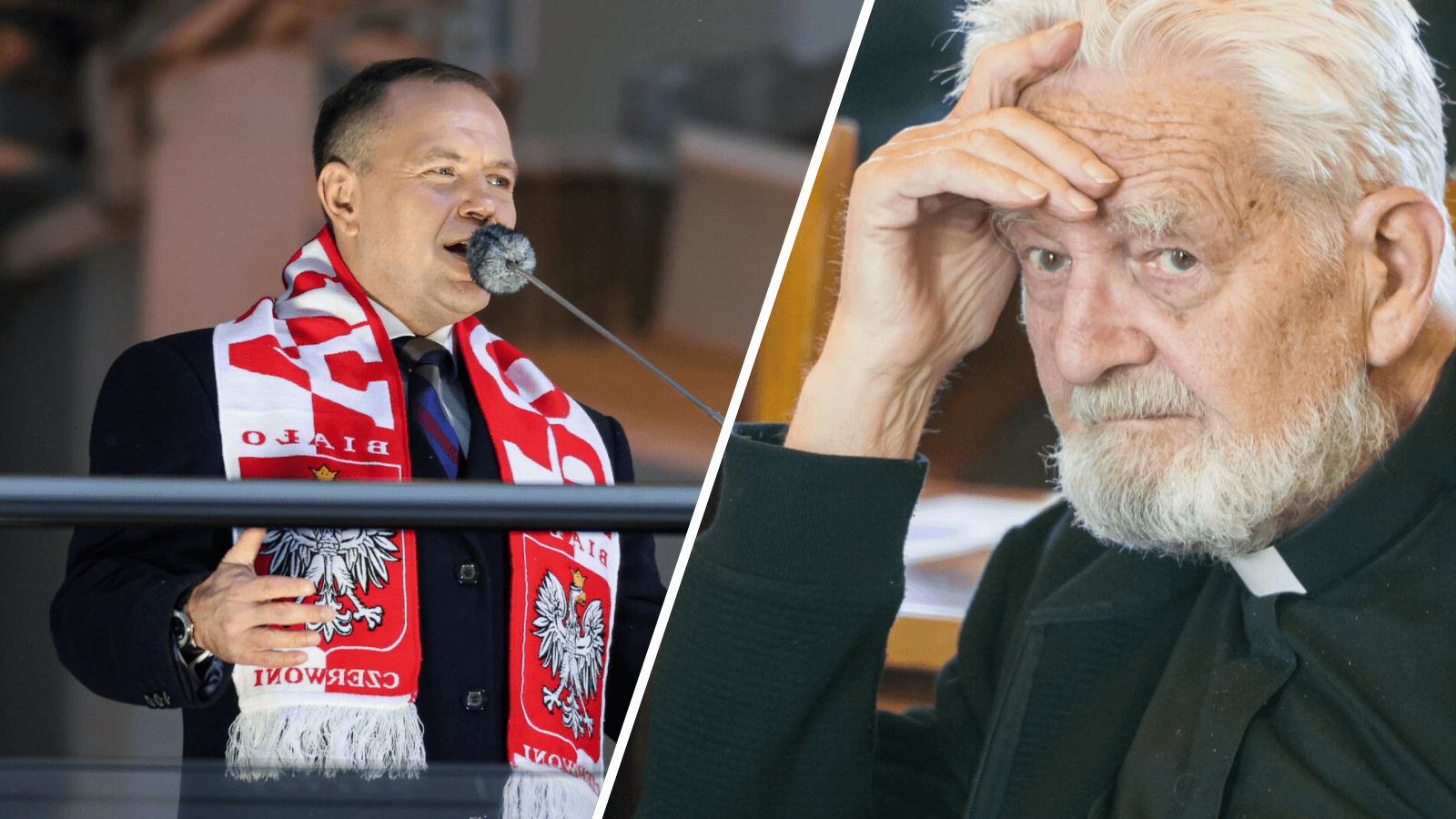 Nawrocki przemawiał na Jasnej Górze. Ksiądz nie wytrzymał, ostro uderzył w prezydenta