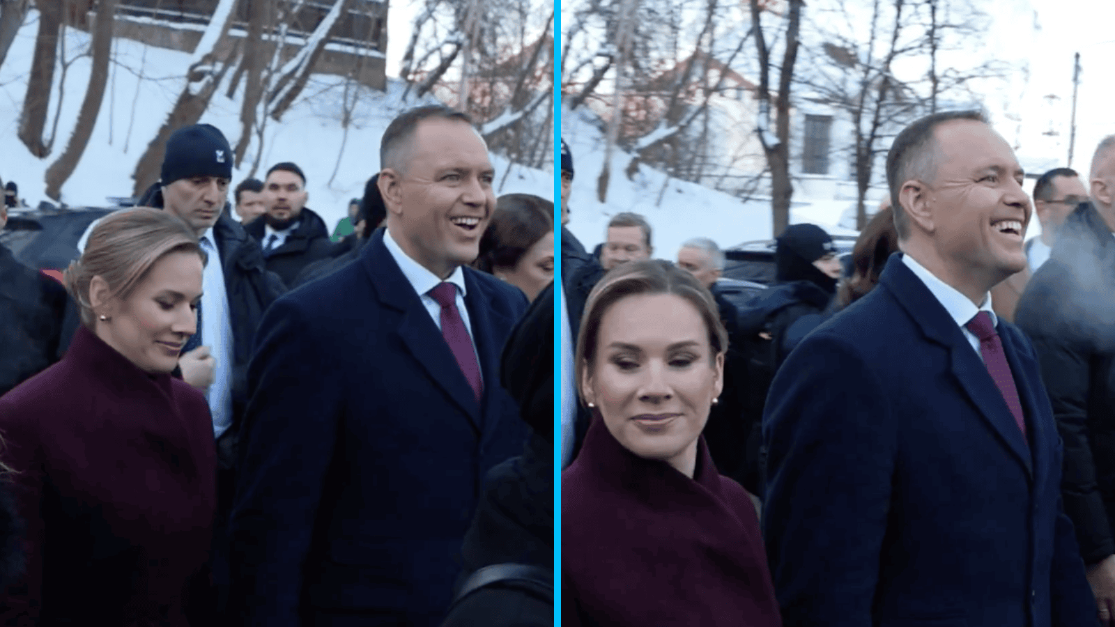 Niesłychane, jak potraktowali Nawrockich na Litwie. Nagranie robi furorę