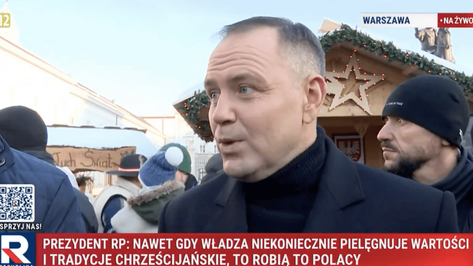 Nietypowe sceny w trakcie wywiadu z Nawrockim. Prezydent wypalił to wprost do kamery