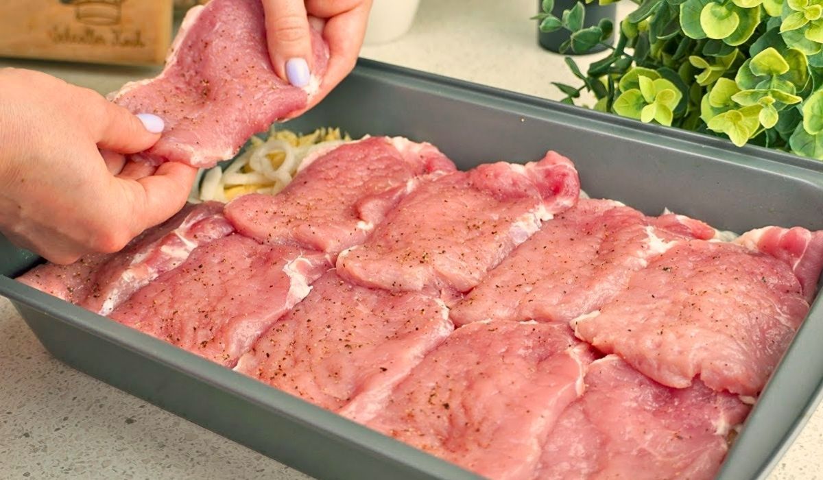 Pyszny obiad ze schabu