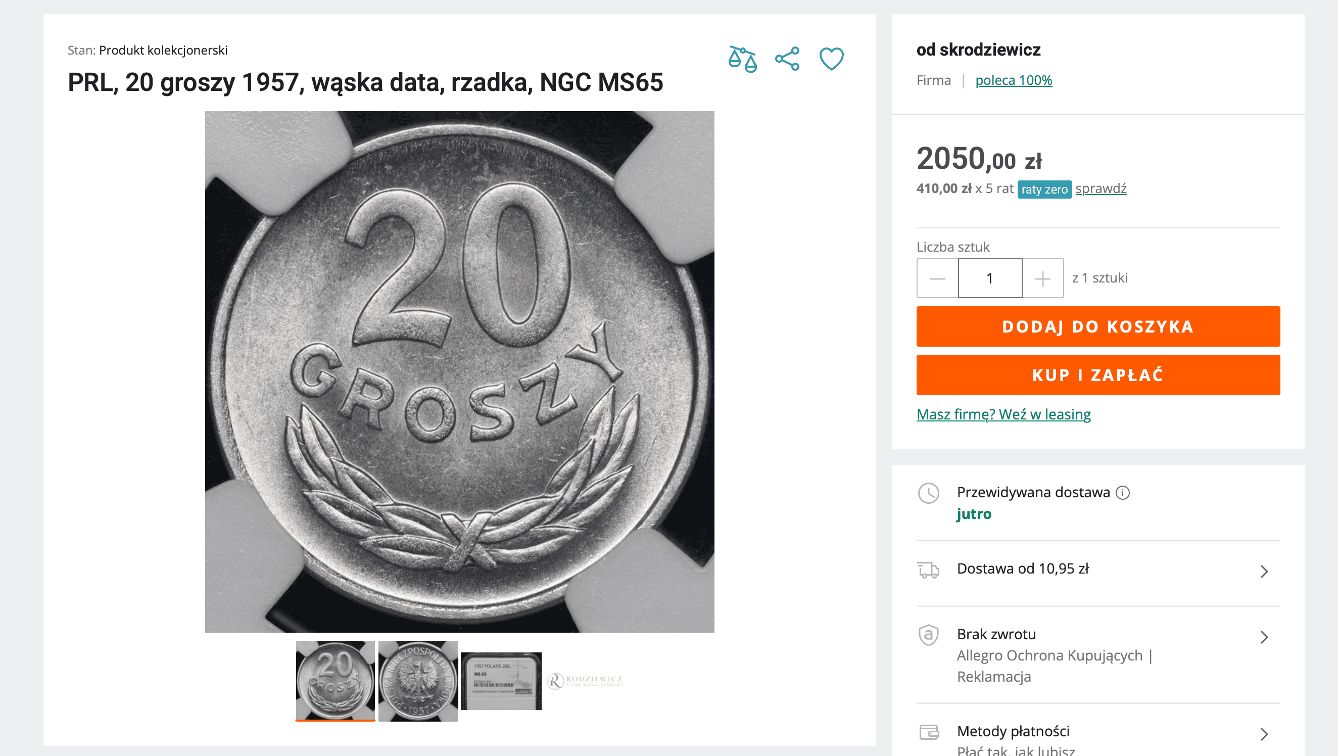 Sprawdź kieszenie. Ta moneta może być warta nawet kilka tysięcy złotych