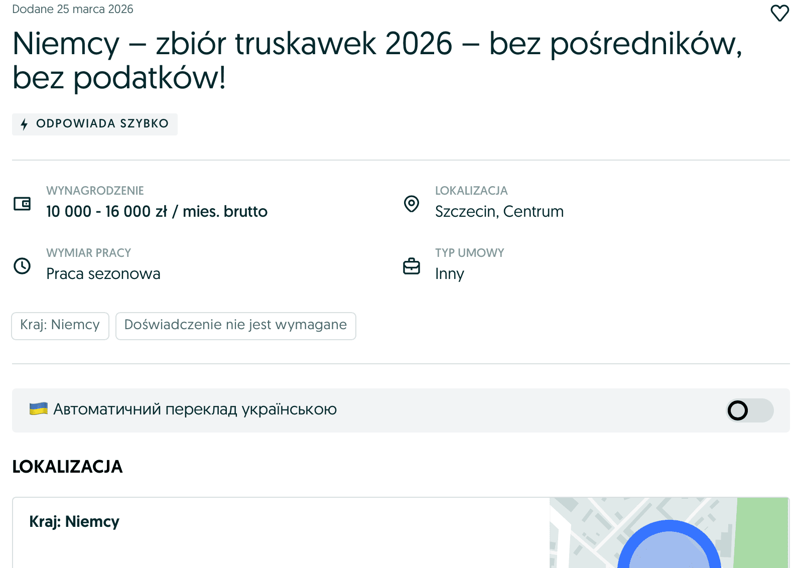 Chcesz zarobić 16 tys. zł w miesiąc? Praca sezonowa u sąsiadów kusi stawkami