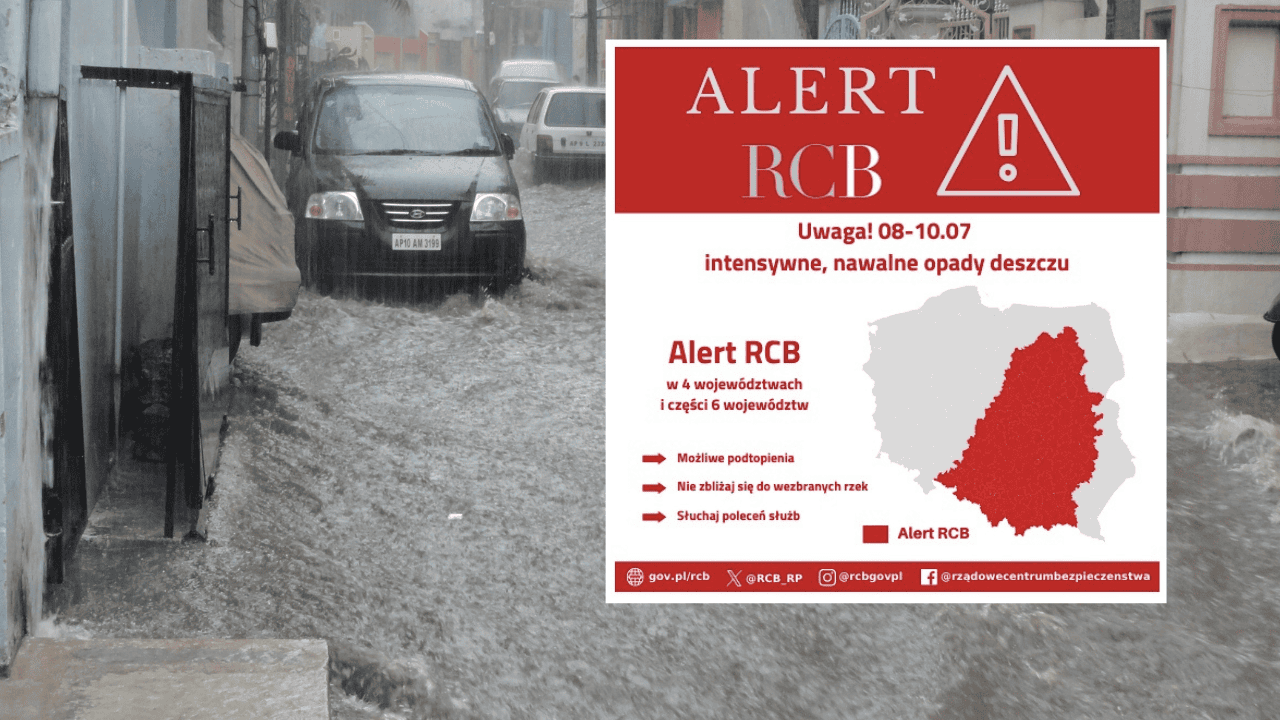 Alert RCB 8-10 lipca
