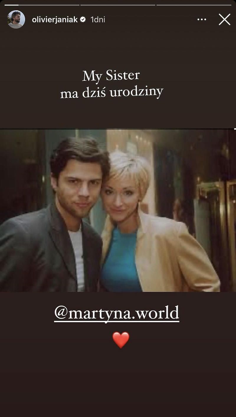 Olivier Janiak wyznał miłość Martynie Wojciechowskiej, fot. Instagram olivierjaniak 1.jpg
