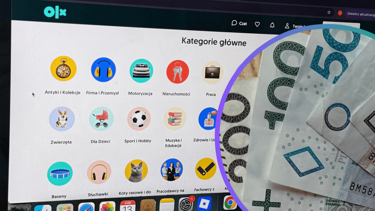 Olx, pieniądze
