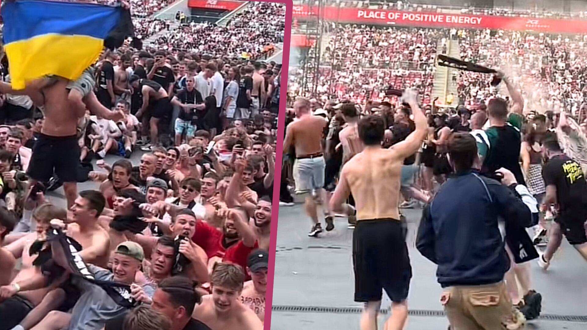 Ukraińcy i Białorusini demolowali PGE Narodowy. W akcji służby