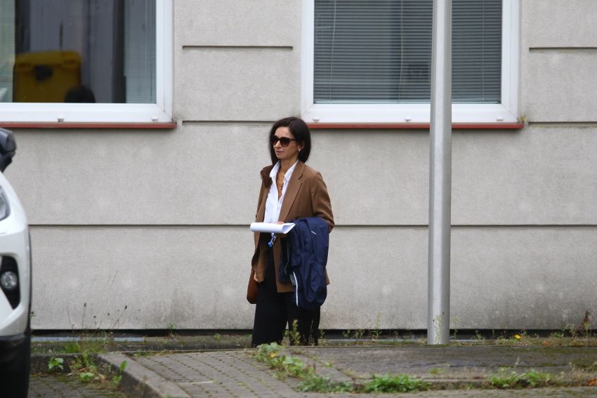 Przyłapaliśmy Martę Kaczyńską z mężem i synem na rozpoczęciu roku szkolnego