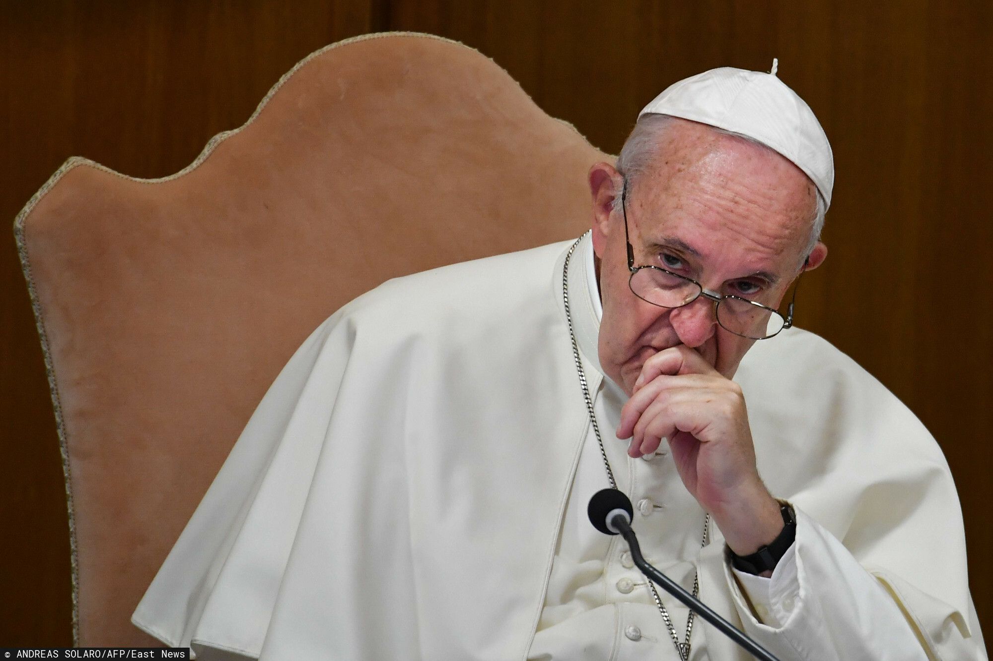 Papież Franciszek, fot. ANDREAS SOLAROAFPEast News.jpg
