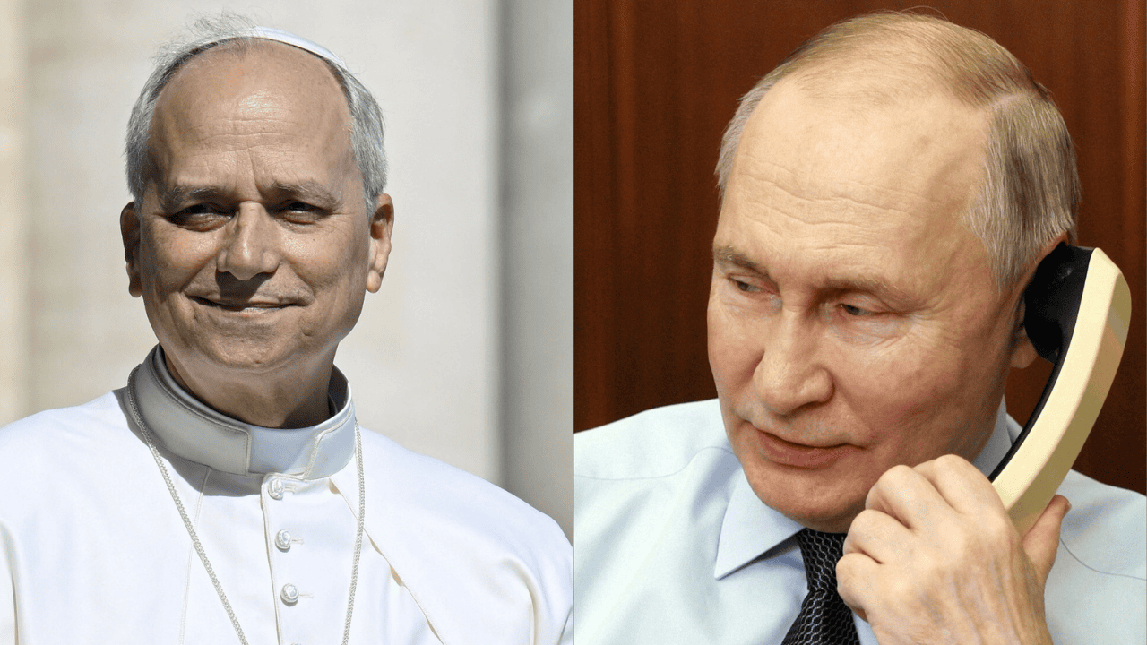 Papież Leon XIV, Władimir Putin
